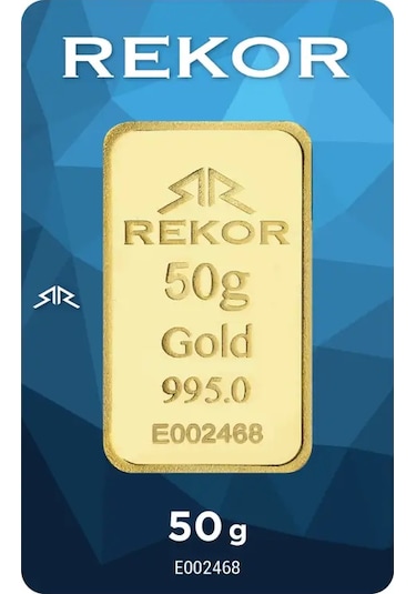 Rekor 50 Gr Külçe Altın