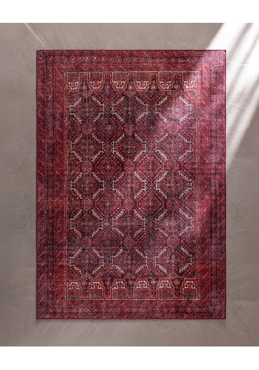 Louna Halı - Bordo - 160x230 Cm 8684427335079 Çok Renkli