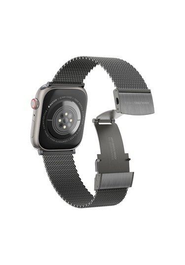 Watch 38mm Amazingthing Titan Metal Hasır Kordon Siyah