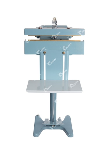 Çift Çeneli Pedallı Poşet Ağzı Yapıştırma Makina 300 MM