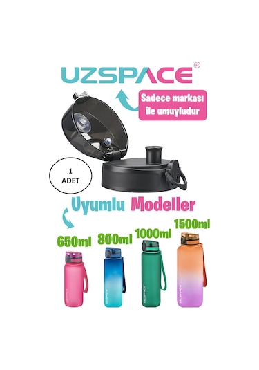 Uzspace 650-800-1000ml -uyumlu Yedek Kapak --sadece Uzspace İle Uyumludur