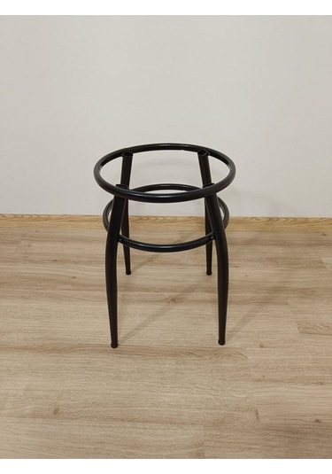 Evko Mobilya Tabure, Bar Taburesi, 2'li Tabure, Metal Ayaklı Tabure - Gri