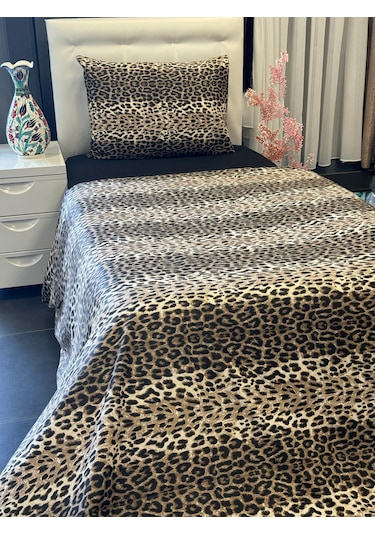 Tek Kişilik Nevresim Takımı Leopar