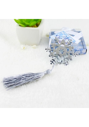 Yeni Sevimli Kar Tanesi Alaşım İmi Yaratıcı Zarif Şerit Kutusu Hediye