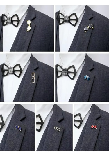 Olfil Mini Broş-gözlük Minimalist Tarz 272153214 Altın Rengi