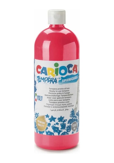 Carioca Tempera Kırmızı Guaj Boya 1000 ML 030-04 Çok Renkli