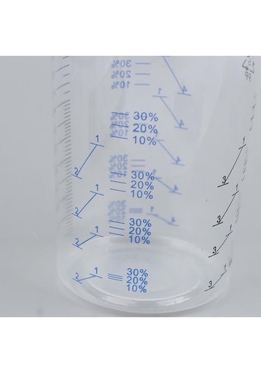 Pazly Tek Kullanımlık Şeffaf Pp Boya Karıştırma Kabı 600ml 50 Adet Şeffaf