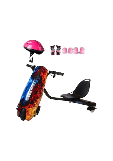 Citymate Drift Car Elektrikli Kaykay Bluetooth Dirift Kar Hoverboard Scooter + Koruma Ekipmanı D10