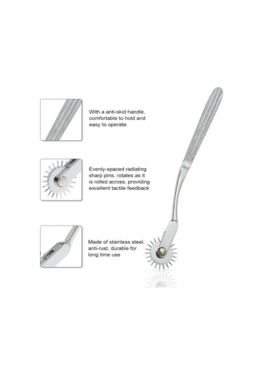 Youtek "nörolojik Test Çarkı - Paslanmaz Çelik Wartenberg Tekerleği İle Hassas Sinir Reaksiyonu Ölçümü"