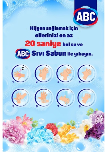 Abc Sıvı Sabun Bal & Süt Beyaz 4 x 400 ML