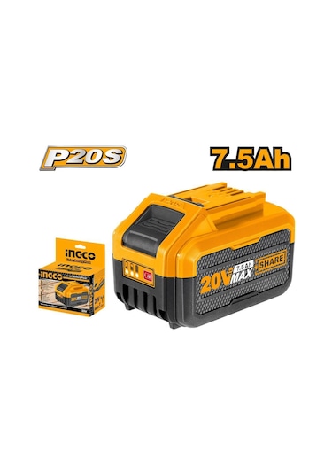 Ingco FBLI2075 P20S 20V 7.5AH Li-ion Akü