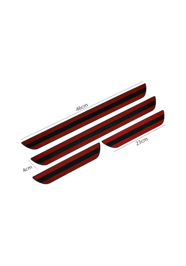 S-Dizayn Mazda Krom Kapı Eşik Koruması Krom Line 2017 Üzeri 4 Par