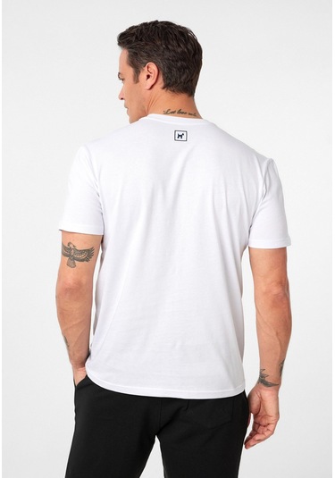 Luisa Erkek Oversize T-shirt Beyaz