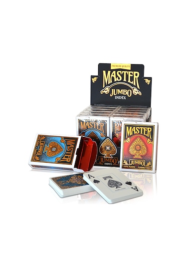 Ks Games Master Jumbo İndex Plastik Oyun Kağıdı Mavi