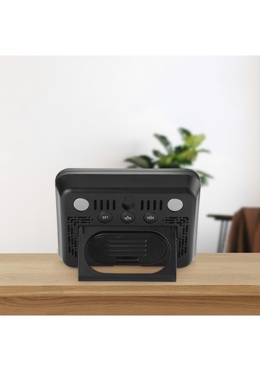 Sones İç Mekan Sıcaklık Ve Nem Monitörü Termometre Higrometre Sürekli Takvimli