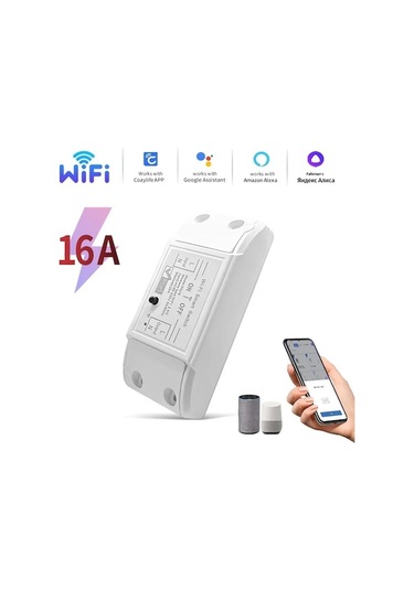 Maoyaya 20a/16a/10a Wifi Anahtarı Akıllı Ev Otomasyonu Röle Modülü Kablosuz Kontrol 16a Diğer