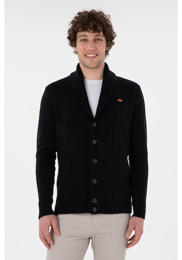 U.s. Polo Assn. Erkek Lacivert Hırka Triko 50297061-vr033 Lacivert