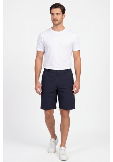 Giotelli Lacivert Bermuda Shorts