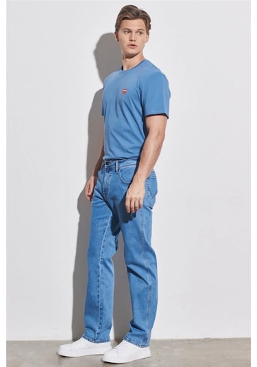 Wrangler Erkek Kot Pantolon W121HRZ93 MAVİ Mavi