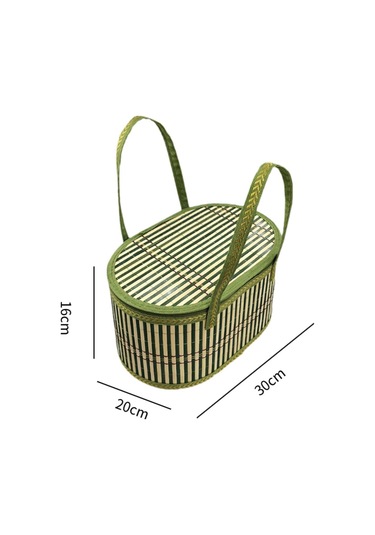 Suntek Ekmek Kek Aperatifler Bambu Dokuma Sepet