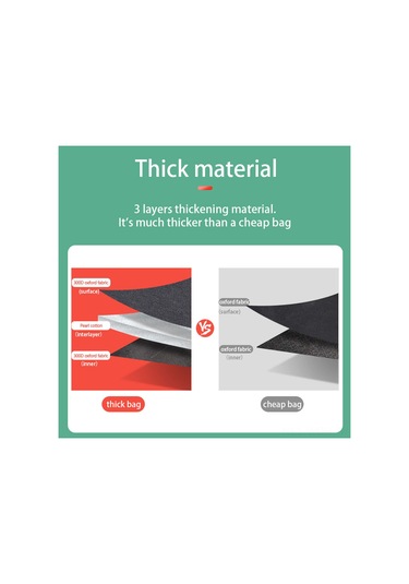 Neevoyu Siyah Bebek Arabası Çantası - Çok Amaçlı Organizer, Çıkartılabilir Askı, 300d Oksford Kumaş, Pratik Bebek Eşyaları Saklama J4001 Siyah