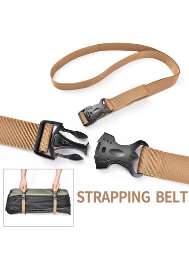 Homyl Seyahat Bagaj Sabitleme Kayışı Ambalaj Kemeri Çantası Haki
