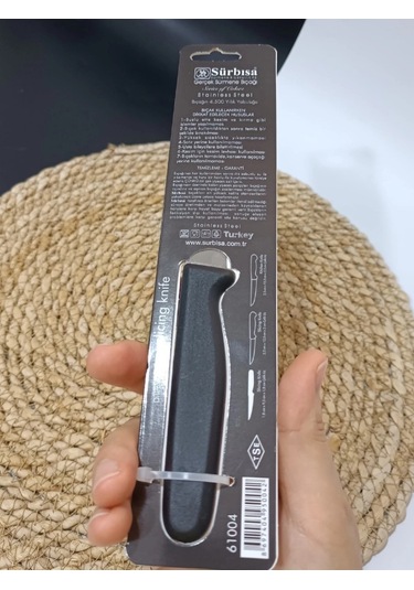 Sürbisa 61004 Sebze Bıçağı Siyah 1 Koli 12 Adet Çok Renkli