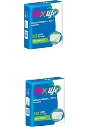 Flexilife Hasta Altı Bezi Serme Yatak Koruyucu 60 x 90 CM 20 Adet