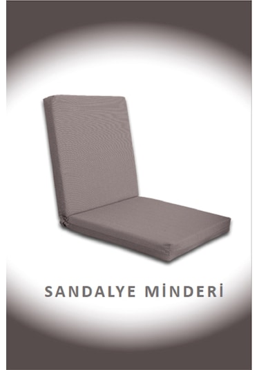 Dekosoy Sandalye Minderi 90cmx45cm Gri