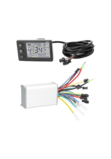 Elektrikli Bisiklet Denetleyicisi 24v-48v/36v-60v 350w Fırçasız E-bisiklet Denetleyicisi Lcd Ekranlı Bisikletler Motorlu Scooter Denetleyicisi S866