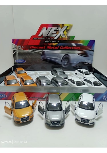 Çek Bırak Audi Q3 1/36 Ölçekli Kapısı Açılan Karışık