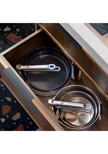 Joseph Joseph 1000058 Space Seramik Kaplama 24 Cm Kızartma Tavası Inox