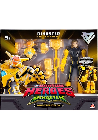 Quantum Heroes Dinoster Aksiyon Figür Delby Dinozor
