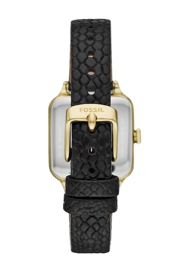Fossil Fbq3918 Quartz Deri Siyah 28 Mm Kadın Kol Saati