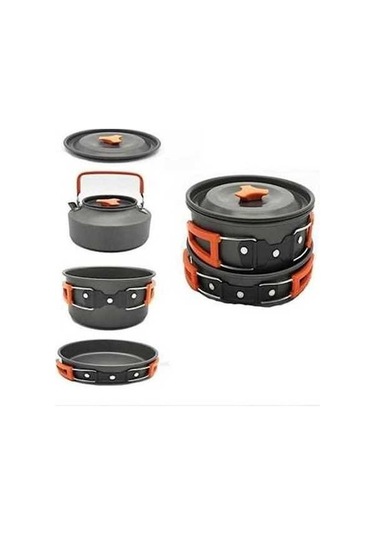 Ulzyvf Skycity Seti Renkli Alüminyum Kamp Tabakları, Pratik Katlanabilir Çok Renkli