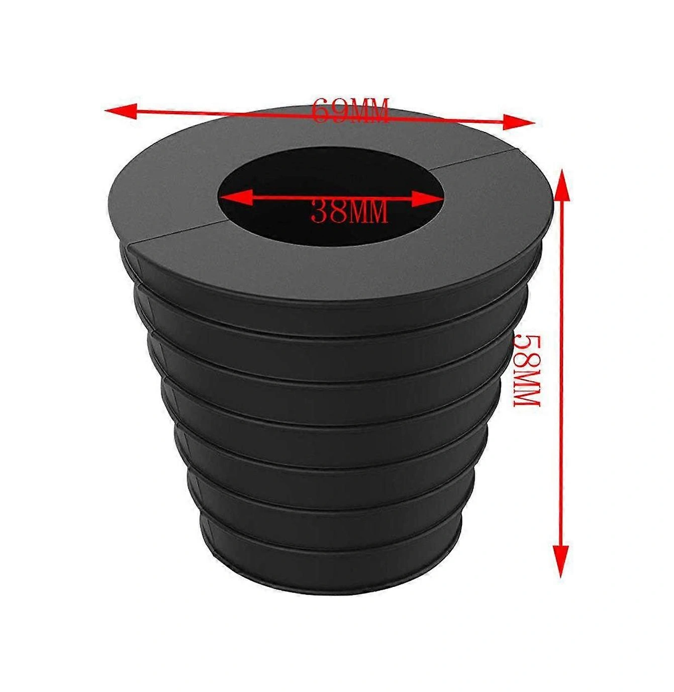 Şemsiye Direkleri İçin Şemsiye Konisi Halka Şemsiye Standları Çap 38mm Çok Renkli