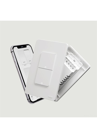 Reedark Tuya Wifi Akıllı Ev Anahtarı - 4 Yollu Beyaz Amerikan Tipi, App İle Uzaktan Kontrol, Zamanlama Ve Ses Komutu Desteği Tuya Wifi