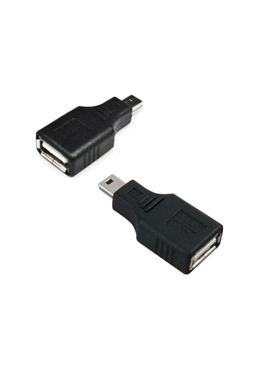 Usb Dişi 5 Pin Mini Usb Erkek Çevirici, Otg Araç Aux Çevirici Otg Adaptör