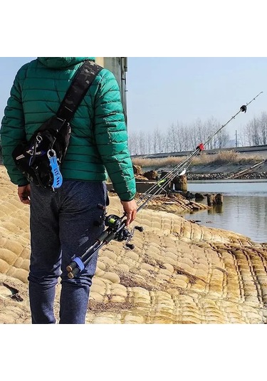 MSO Olta Balıkçılık Kamış Neopren Esnek Strap Bant Bağı