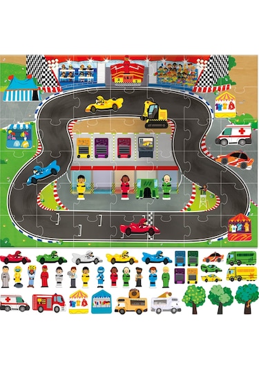 Headu Giant Playset Puzzle The Gran Prix