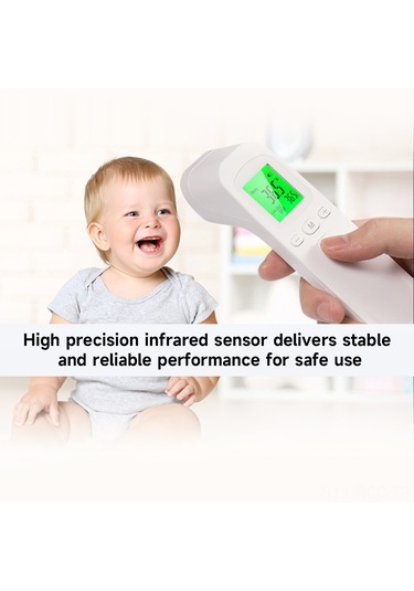 Ruicoo Evde Kullanım İçin T Dokunmadan Yüksek Hassasiyetli Entegre Isı Ölçer - Çocuk, Bebek Ve Yetişkinlere Uygun El Fareni Pil Dahil Değil