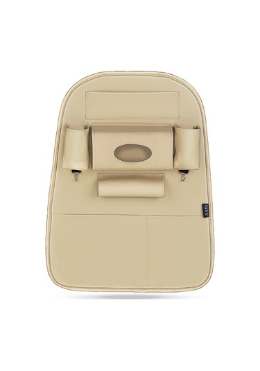 Ranyeek Araba Sandalye Arkası Pu Deri Depolama Çantası - Çocuk İçecek Tutucu, Deri Malzeme, Renk Seçenekli, Kolay Temizlenir, Evrensel Uyumlu