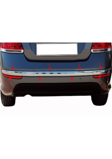 Fiat Linea Krom Arka Tampon Çıtası 2012  - 2017