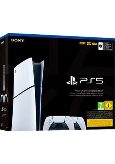 Sony Playstatıon 5 Slım Dıgıtal Çift Kollu 1 TB Oyun Konsolu
