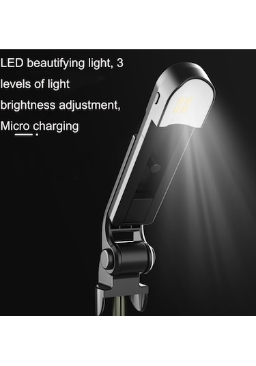 Cbtx Xt02s Mini Bluetooth Canlı Tripod Selfie Stick Beyaz