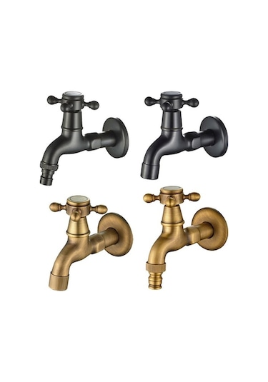 Novahub Suntek Antik Bahçe Çamaşır Makinesi: Su Dokunu Pirinç A Modeli Pirinç A