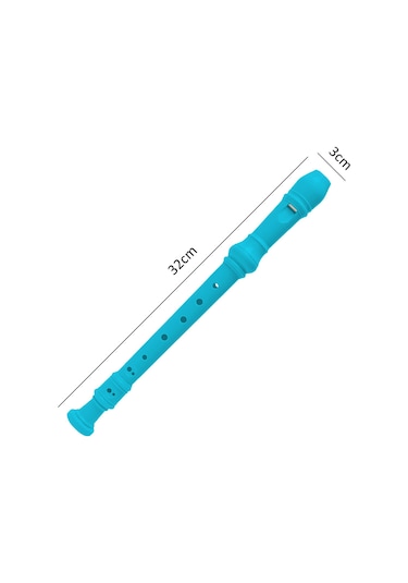 Jwin Jf-01 Blok Flüt - Mavi