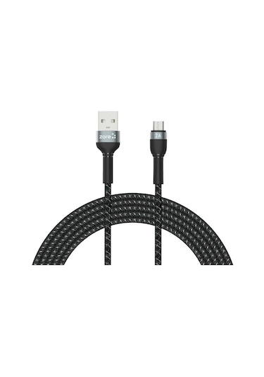 Siyah Shira Serisi Micro Usb Kablo 3 Metre