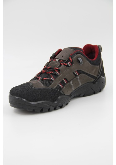 Esse 25703 Erkek Hakiki Deri Spor Ayakkabı - Füme-füme Füme