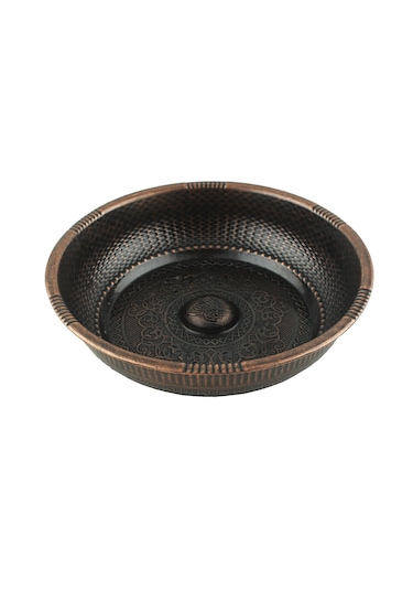 Hamam Tası Ağır Sarı, Antik, Krom, Açık Bakır, Koyu Bakır, Siyah Bakır - Füme